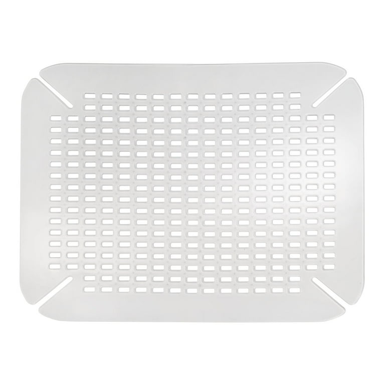 2pcs 30*40cm Plastic Sink Mat, Modern Simple Square-shaped