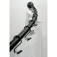 thumbnail image 1 of iDesign Curved Shower Curtain Rod, 41 - 72", Matte Black, 1 of 10