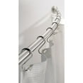 thumbnail image 1 of iDesign, Curved Shower Curtain Rod, Brushed Stainless Steel, 1 of 7