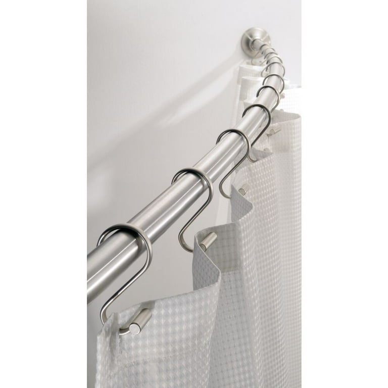 Curved Shower Curtain Rod Brushed – iDesign