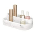 thumbnail image 1 of iDesign Dakota 2-Tier Organizer, White Marble, 1 of 5