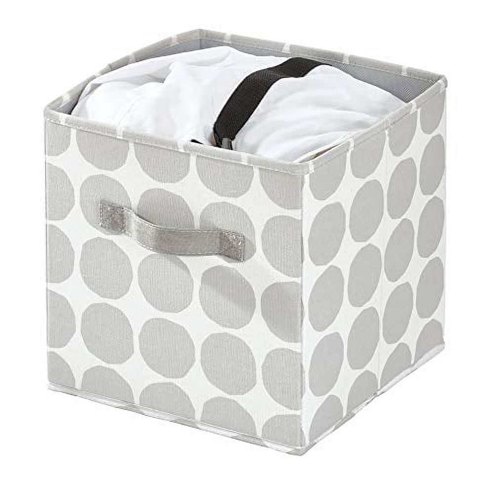 4-Pack Collapsible Storage Cubes 13x13x13 - Foldable Fabric Organizer Bins With Handles