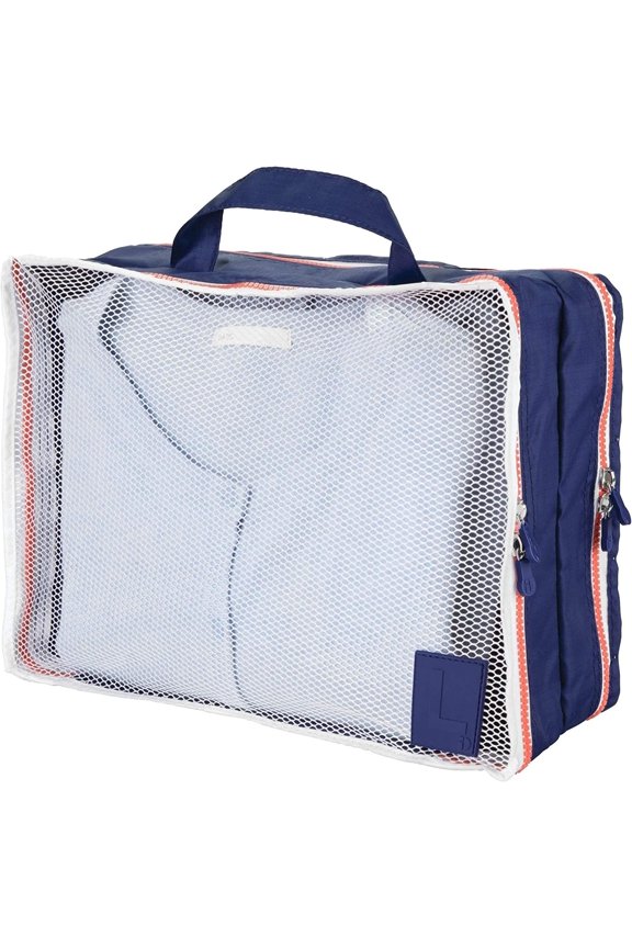 iDesign Double Packing Cube Navy/Orange Travel Bag