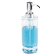 thumbnail image 1 of iDesign Eva Soap and Lotion Dispenser Pump, for Kitchen or Bathroom Countertop - Clear/Chrome, 1 of 7