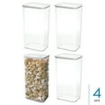 thumbnail image 1 of iDesign Extra Large Airtight Canister with Peel 'N Place Erasable Label - Ideal for Kitchen Countertop or Pantry Storage, 1 of 6