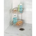 thumbnail image 1 of iDesign Forma 2 Tier Metal Shelf Organizer, Satin Silver, 15.25" x 9.5" x 9.5", 1 of 5