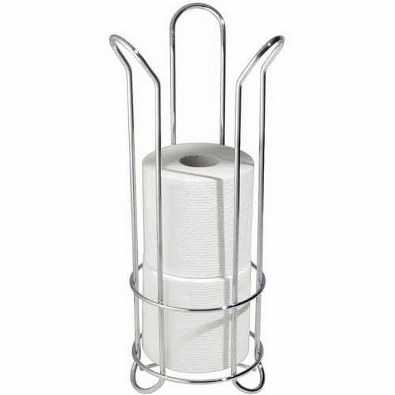 iDesign Forma Chrome Tulip Freestanding Toilet Paper Holder 68620