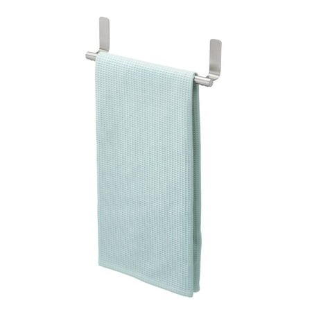 iDesign Forma Self-Adhesive Towel Bar Holder for Bathroom or Kitchen, Stainless Steel