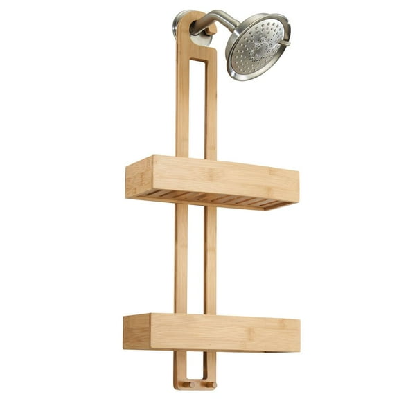iDesign, Formbu Bathroom Shower Caddy, Natural Bamboo