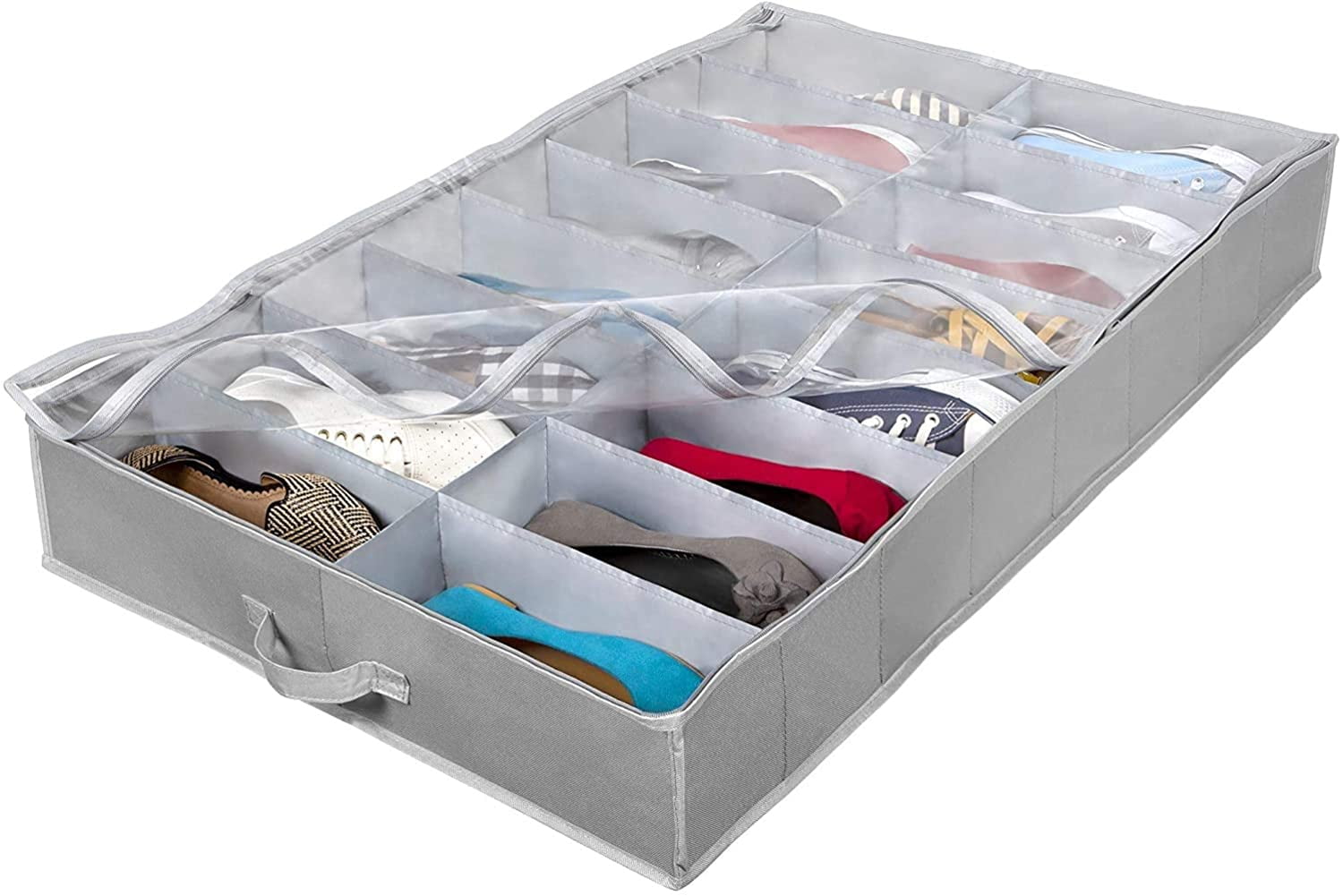 Clear BPA-Free 6x6x6 Storage Bin with Handles