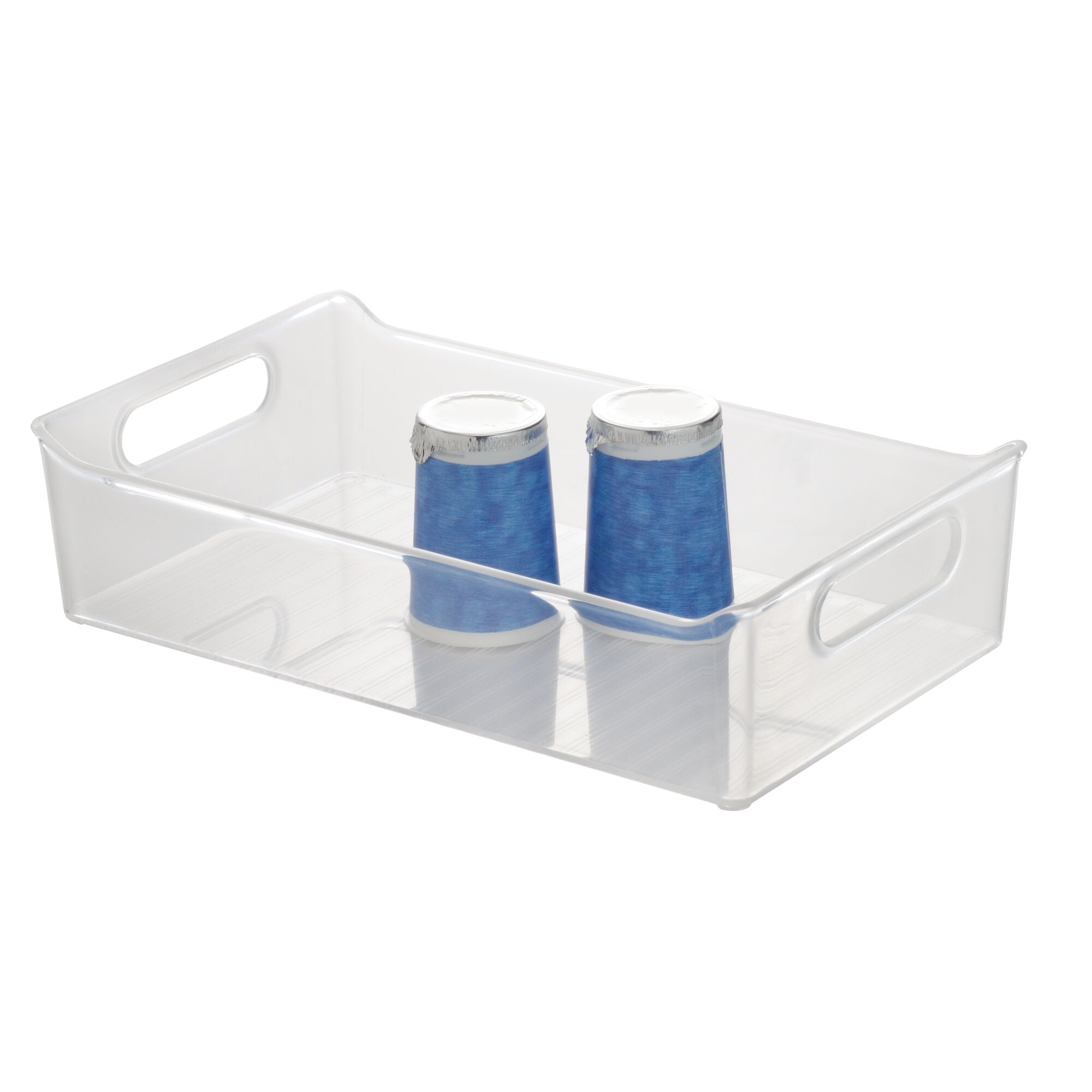 iDesign Clear Fridge Binz Organizer 5 x 5 x 14 2-Piece Set 73430M2 - The  Home Depot