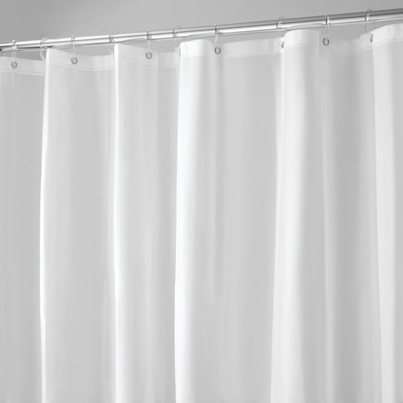 InterDesign EVA 5.5 Gauge Shower Curtain Liner, X-Wide 108" x 72", Frost