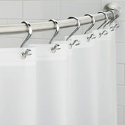 iDesign Frost PVC-Free, Mildew-Resistant Shower Curtain Liner for Standard 72 x 72