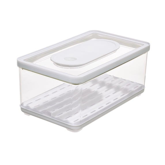 iDesign ID FRESH BPA-Free Recycled Plastic Produce Storage Bin, Large