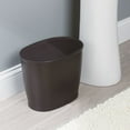 thumbnail image 1 of iDesign Kent Oval Waste Can, Trash Can for Bathroom, Bedroom, Office - Bronze, 1 of 5