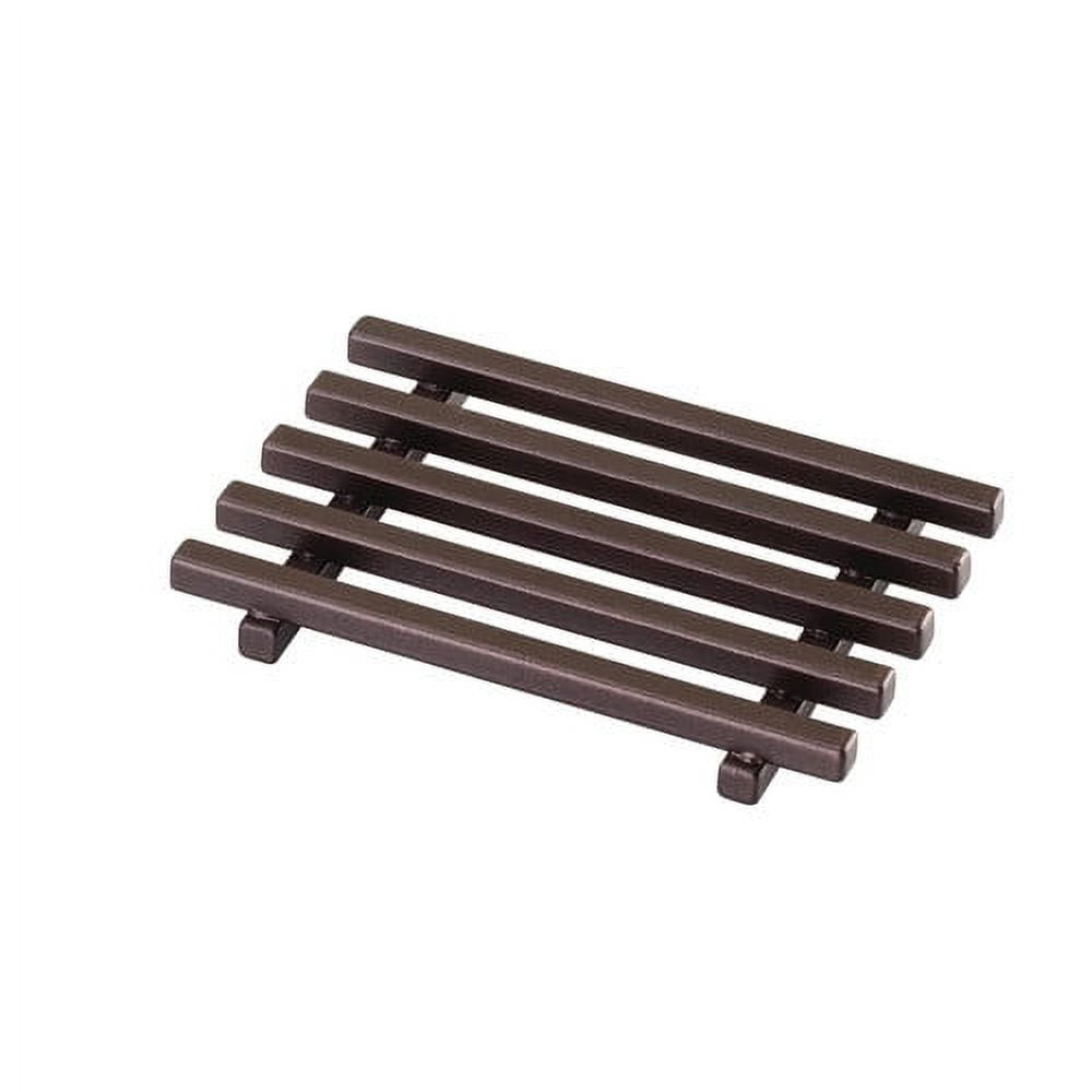 iDesign Kyoto Stainless Steel Bar Soap Holder for Bathroom Shower