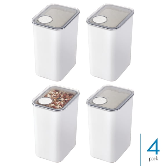 iDesign Large Airtight Kitchen Canister with Removable Pour Cap - Ideal for Kitchen Countertop or Pantry Storage