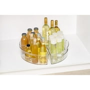 iDesign, Lazy Susan Cabinet Bin, Clear Recycled Plastic