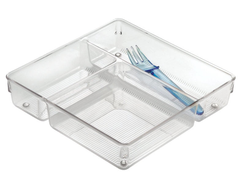 iDesign Linus 2 in. H X 9 in. W X 9 in. D Plastic Drawer Organizer, Each
