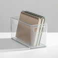 thumbnail image 1 of iDesign Recycled Plastic Small Stackable Kitchen Organizer Bin with Easy to Grip Integrated Handles, 1 of 5