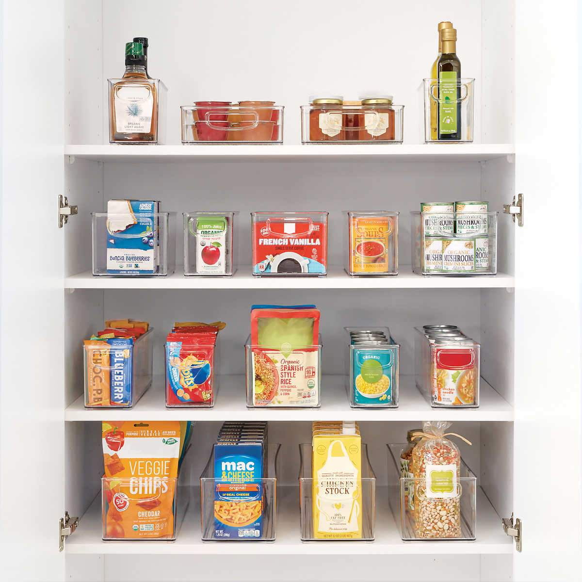 iDesign Linus Kitchen Bin Starter Kit, 18piece Set