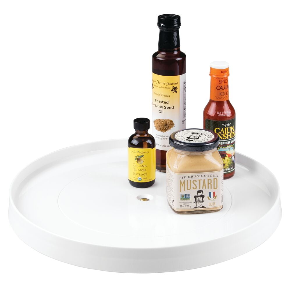 iDesign Linus Lazy Susan Turntable Spice Organizer Rack for Kitchen ...