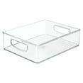 thumbnail image 1 of iDesign Recycled Plastic Large Stackable Kitchen Organizer Bin with Easy to Grip Integrated Handles, 1 of 5