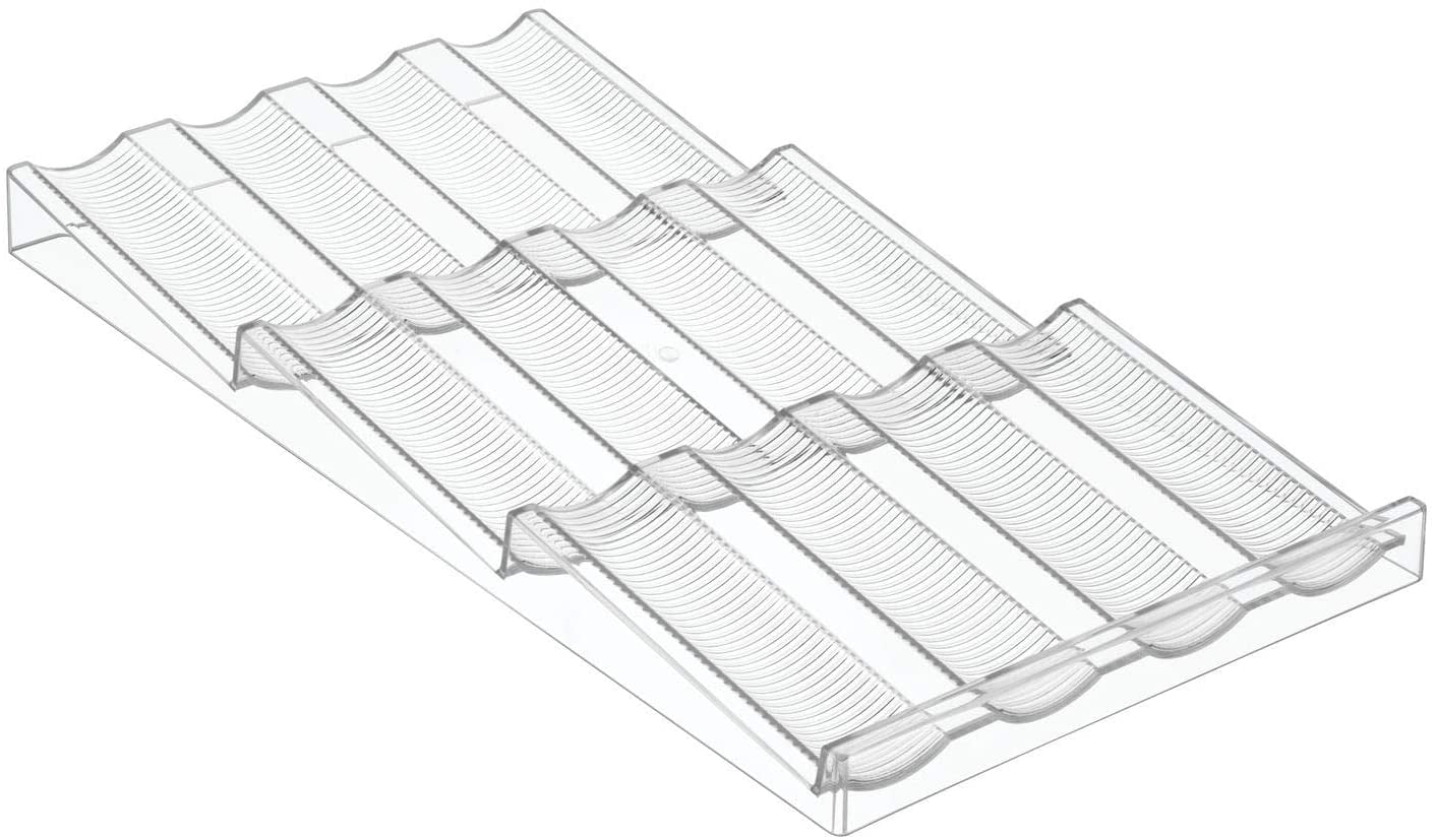 iDesign Linus Spice Rack, Drawer Organizer for Kitchen Storage - Clear ...