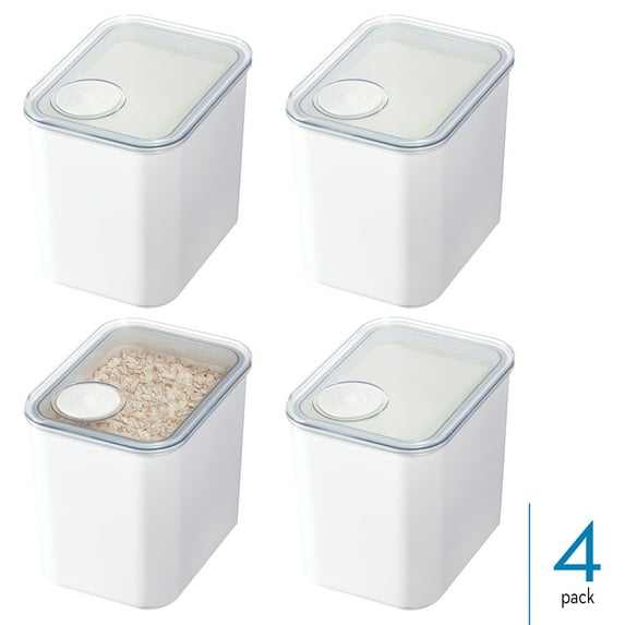 iDesign Medium Airtight Kitchen Canister with Removable Pour Cap - Ideal for Kitchen Countertop or Pantry Storage