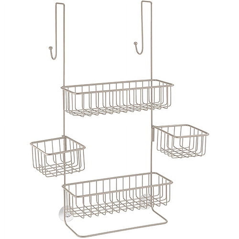 iDesign Metalo Over Door Shower Organizer