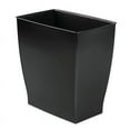 thumbnail image 1 of Interdesign 64772 Idesign 64772 Mono Black Plastic Rectangular Wastebasket, 1 of 2