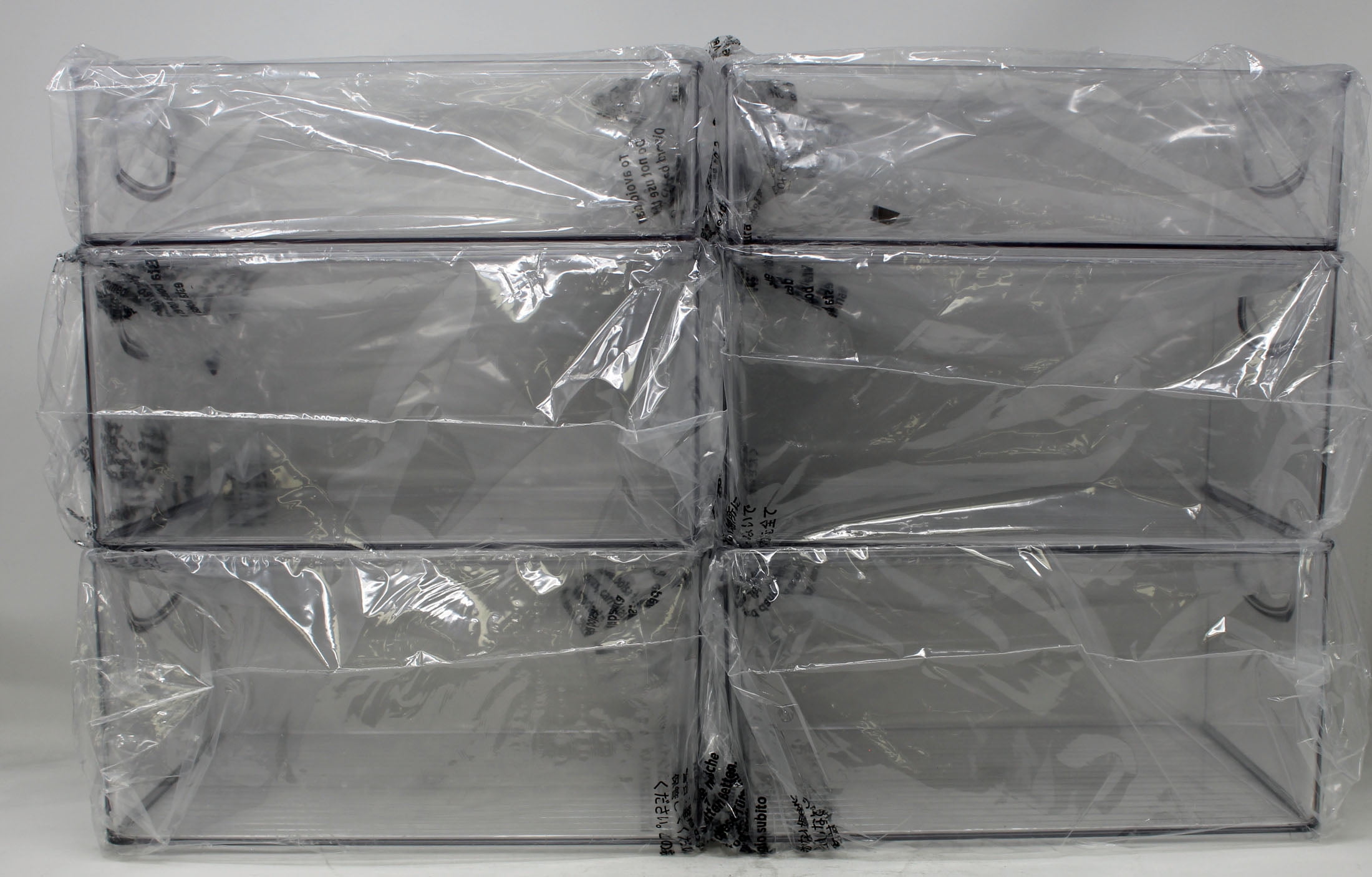 iDesign Pantry Bins Clear 6 Piece Set