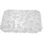 iDesign Pebblz 12" x 15.5" Large Sink Mat, Clear
