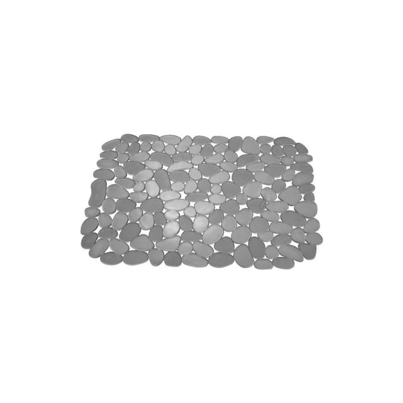 iDesign Pebblz Kitchen Sink Protector Mat, 0.1" x 13.6" x 10.7" ,Graphite
