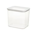 thumbnail image 1 of iDesign Plastic Kitchen Food Storage Canister, 8.4 Cups, Clear/White, 1 of 6