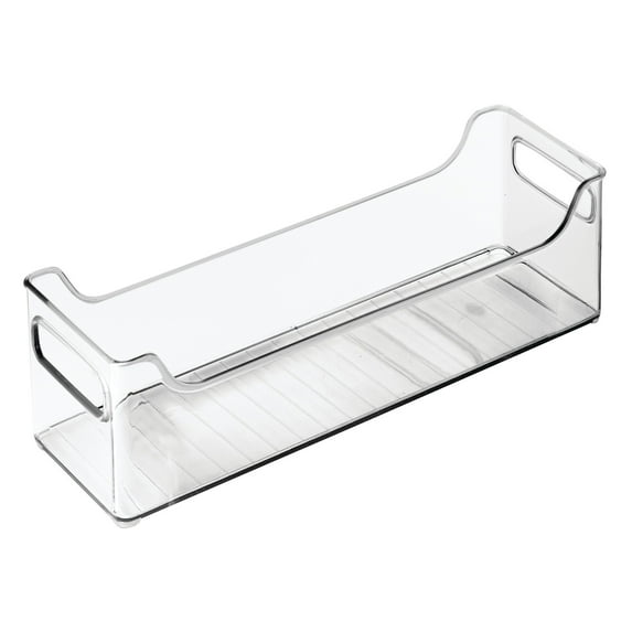 iDesign Plastic Refrigerator Organizing Bin with Handles, Clear