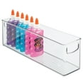 thumbnail image 1 of iDesign Recycled Plastic Stackable Storage Bin - Perfect to Hold Breast Milk Bags - Clear, 1 of 5