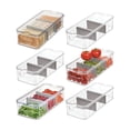 thumbnail image 1 of iDesign RPET Crisp Large Divided Bin, Set of 6, 1 of 5