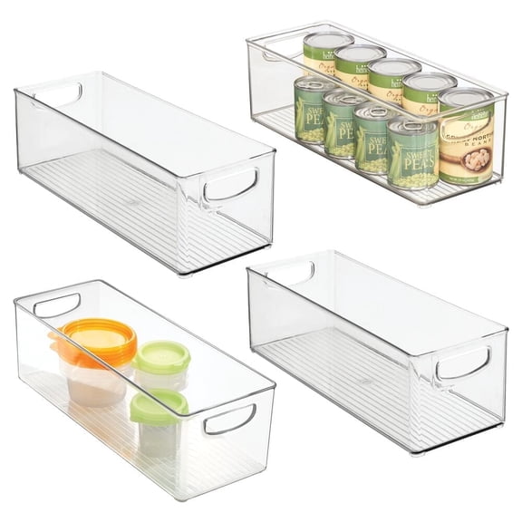 iDesign RPET Kitchen Binz 16 x 6 x 5, Set of 4