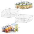 thumbnail image 1 of iDesign RPET Linus Lazy Susan 1/4 Large, Set of 4, 1 of 5