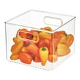 thumbnail image 1 of iDesign Recycled Plastic Pantry and Kitchen Storage, Freezer and Fridge Organizer Bin with Easy Grip Handles  8 x 8 x 6, Clear, 1 of 6