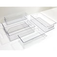 thumbnail image 1 of iDesign, Refrigerator, Freezer, and Pantry Storage Bins, 4 Pack, Clear, 1 of 7
