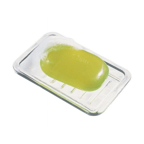 iDesign Royal Rectagular Soap Saver Holder, 3.5" x 5.25", Clear