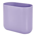 thumbnail image 1 of iDesign Small Slim Plastic Bathroom Trash Can, Garbage Can for Bedroom, Office, Desk, Dorm, Purple, 1 of 6