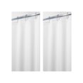 thumbnail image 1 of iDesign Solid Polyester Stall Shower Curtain - 12 Reinforced Buttonholes - Use in Primary or Guest Bathrooms, 1 of 7