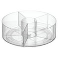 thumbnail image 1 of iDesign, Spinning Cabinet Organizer, Clear, 5 Compartments, 1 of 6