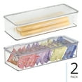 thumbnail image 1 of iDesign Stackable Hinged-Lid Pantry or Kitchen Storage Box - Lidded Storage Box for Organizing Cabinets and Under Sinks, 1 of 6