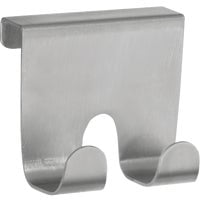 Medium Brushed Nickel Over-the-Cabinet Hook