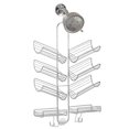 thumbnail image 1 of iDesign, Steel Handheld Hose Shower Caddy, Silver, 1 of 5