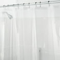 thumbnail image 1 of PEVA Waterproof Shower Curtain Liner with 12 Reinforced Buttonholes - 72" x 72" - Clear, 1 of 5